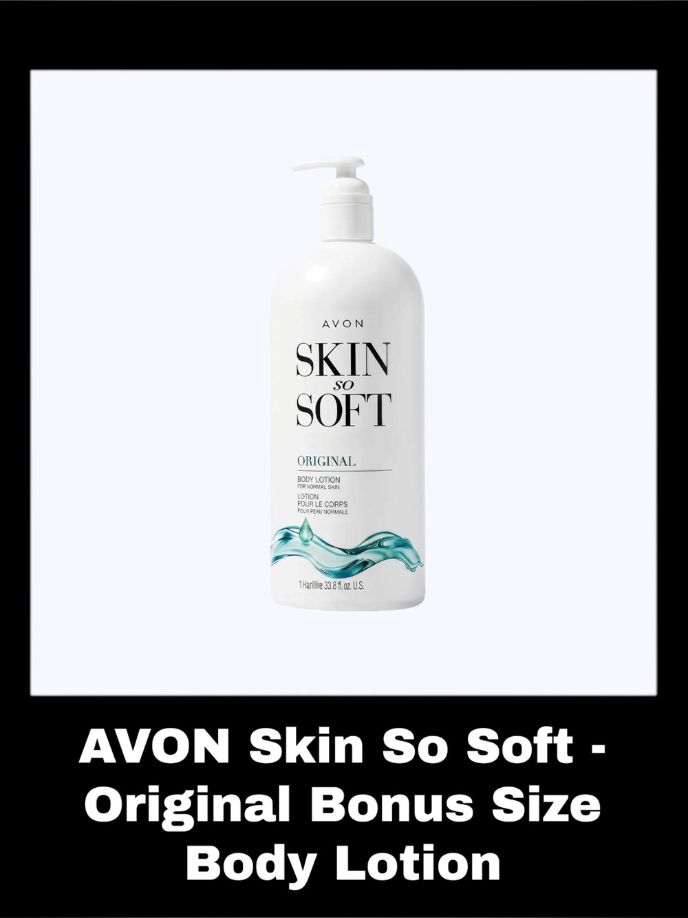 AVON SKIN SO SOFT - Original 33.8 Fluid Ounces Bonus Size Body Lotion